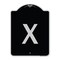 Signmission Sign with Letter X Heavy-Gauge Aluminum Architectural Sign, 18" L, 24" H, BS-1824-22918 A-DES-BS-1824-22918 - alternate 1